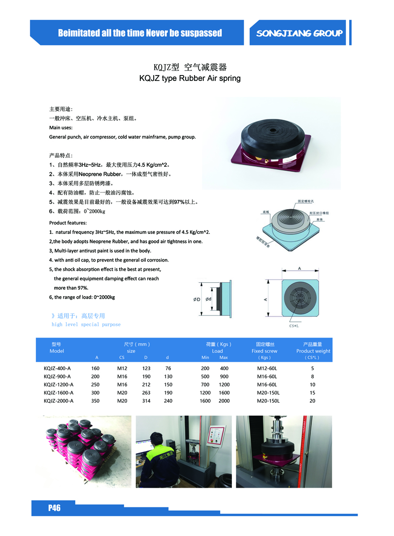 KQJZ型空气减震器