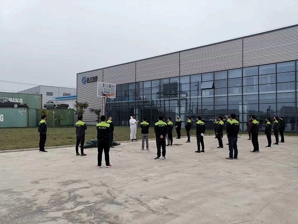 加强疫情防范工作 定期开会培训 淞江集团在行动