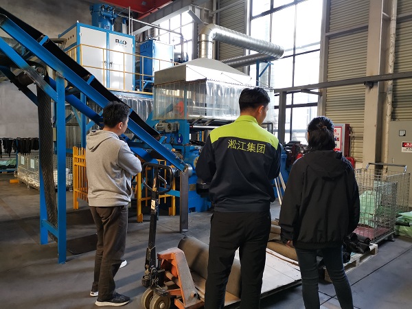 Rubber joint customers visit Nantong factory