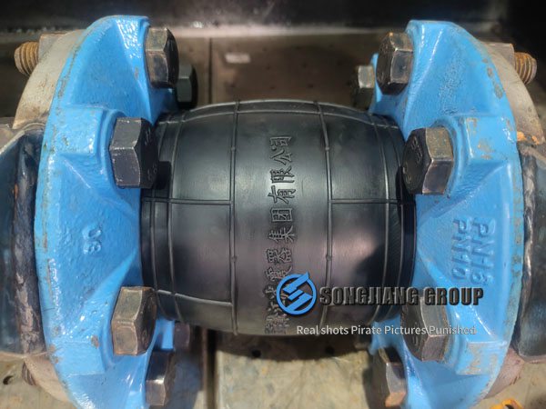 全新DN80橡胶接头爆破压力达到9.3Mpa 通过德国TUV认证